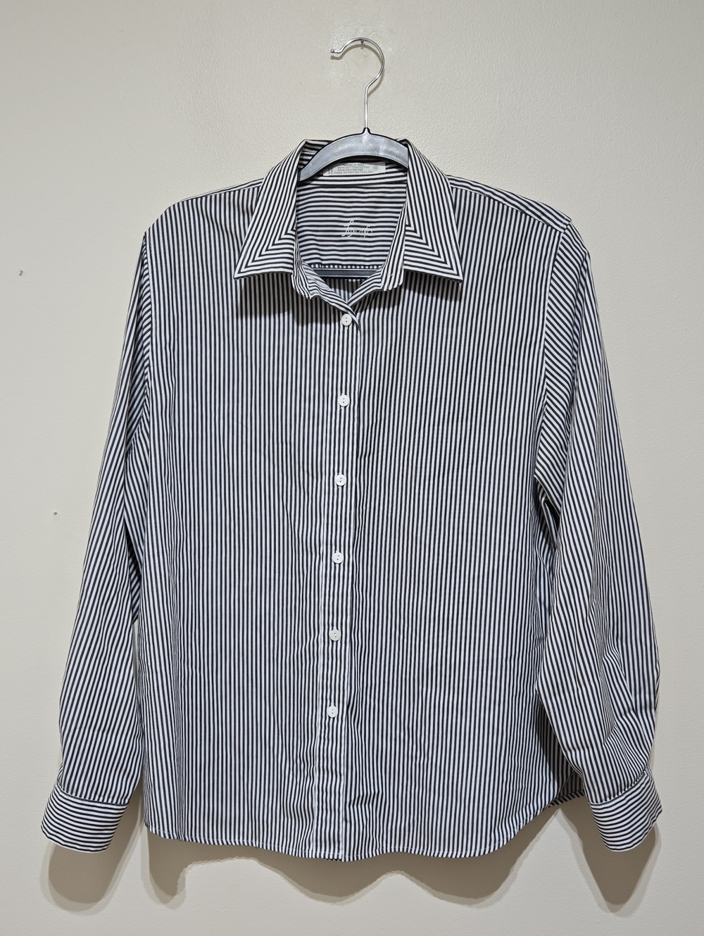 Foxcroft Striped Button-Down Shirt